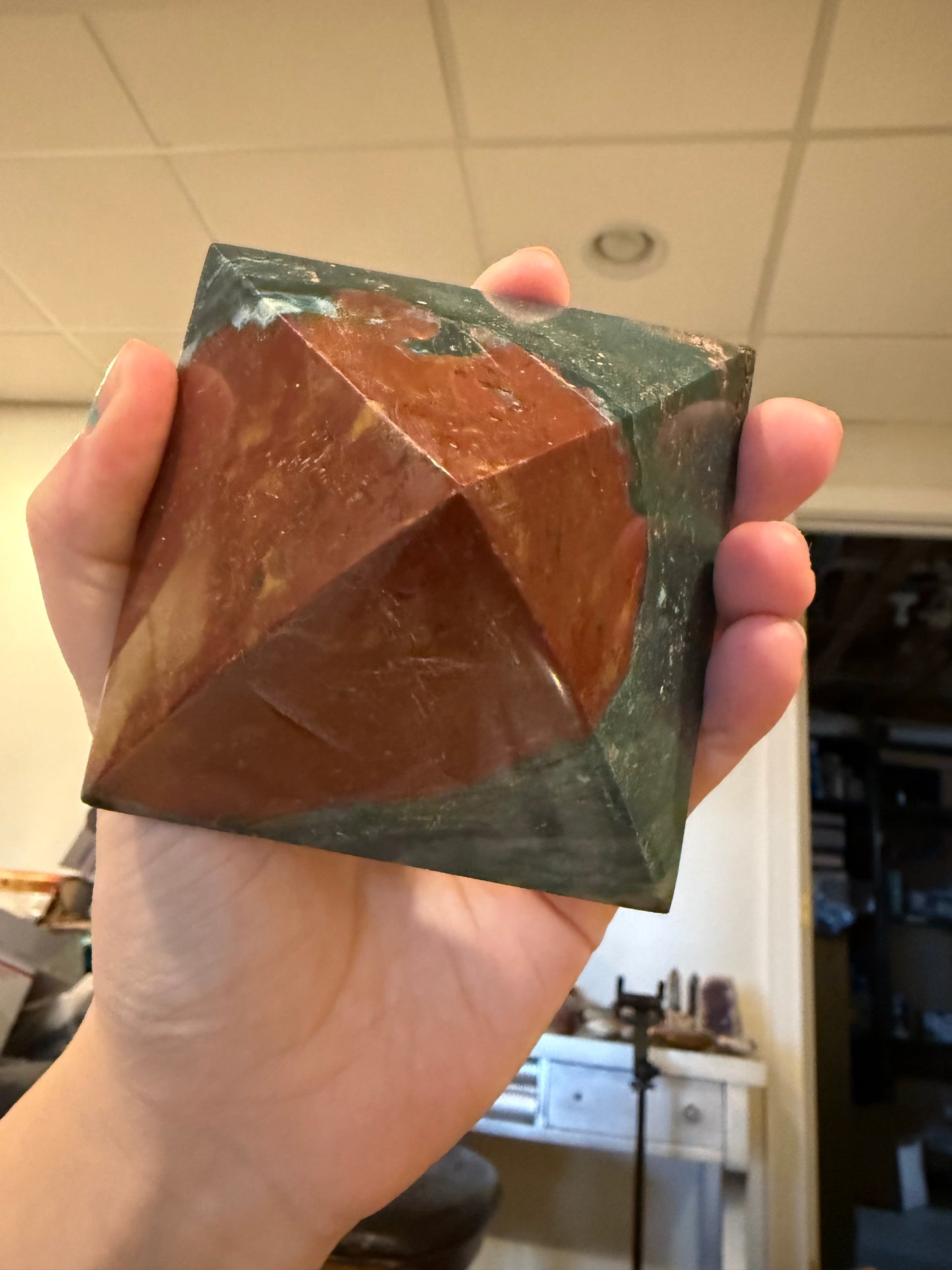Ocean Jasper Pyramid