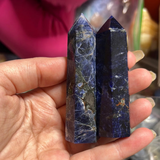 Sodalite Small Point Intuitively Chosen