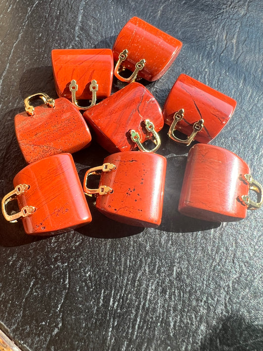 Red Jasper Mini Purse