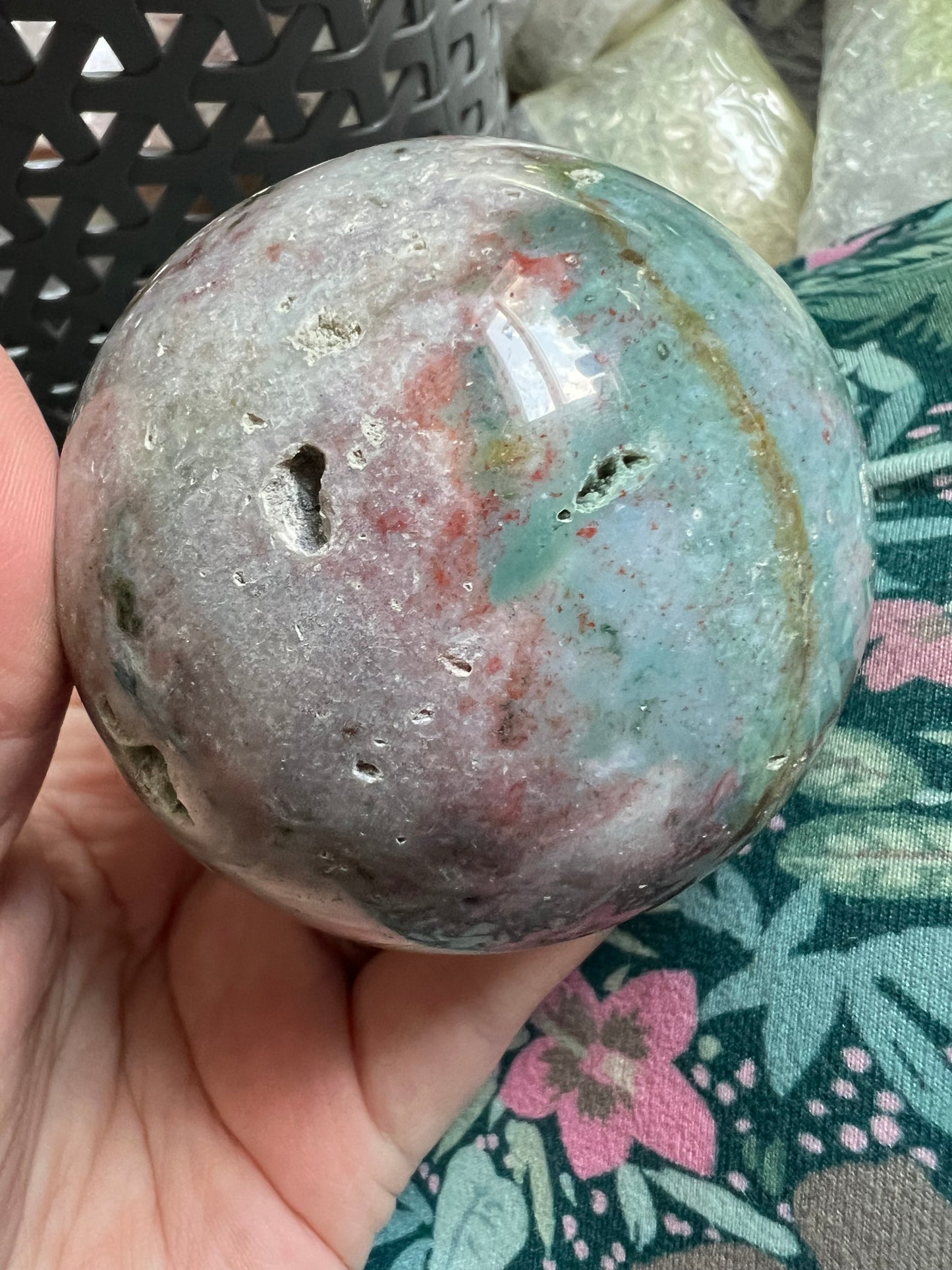 Sea Jasper / Ocean Jasper Sphere