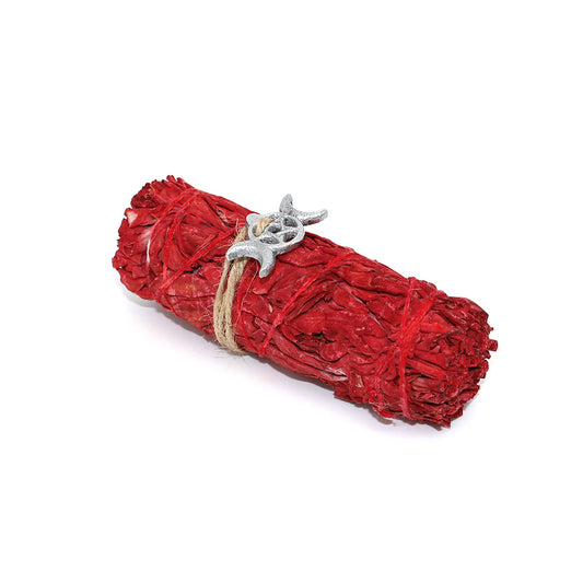Dragons Blood Sage with Triple Moon Charm 4" Bundle