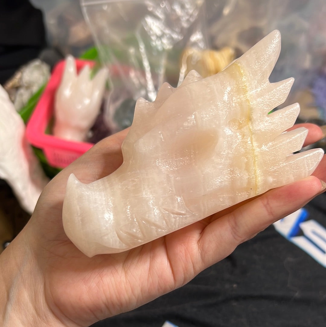 Calcite Dragon Skull