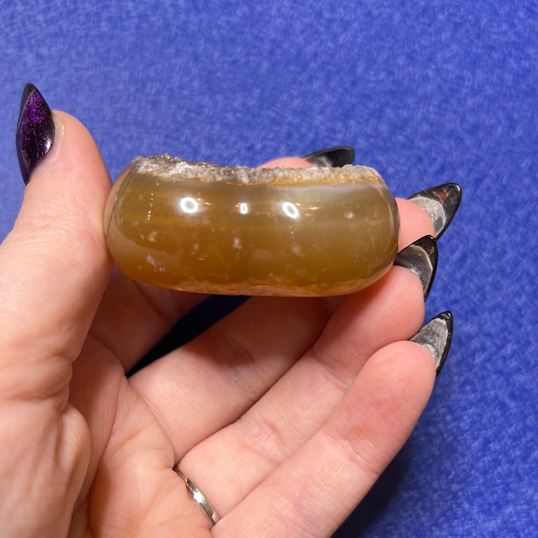 Druzy Agate Heart