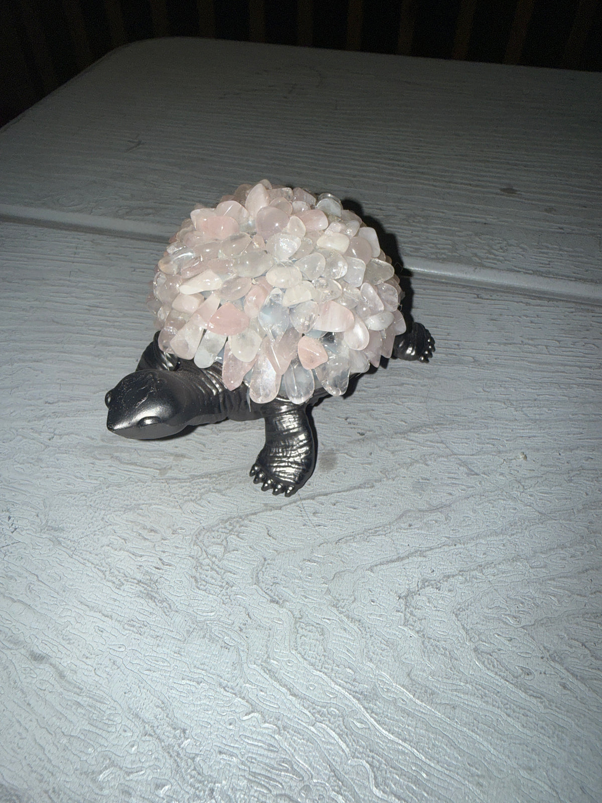 Rose Quartz Tumble Turtle
