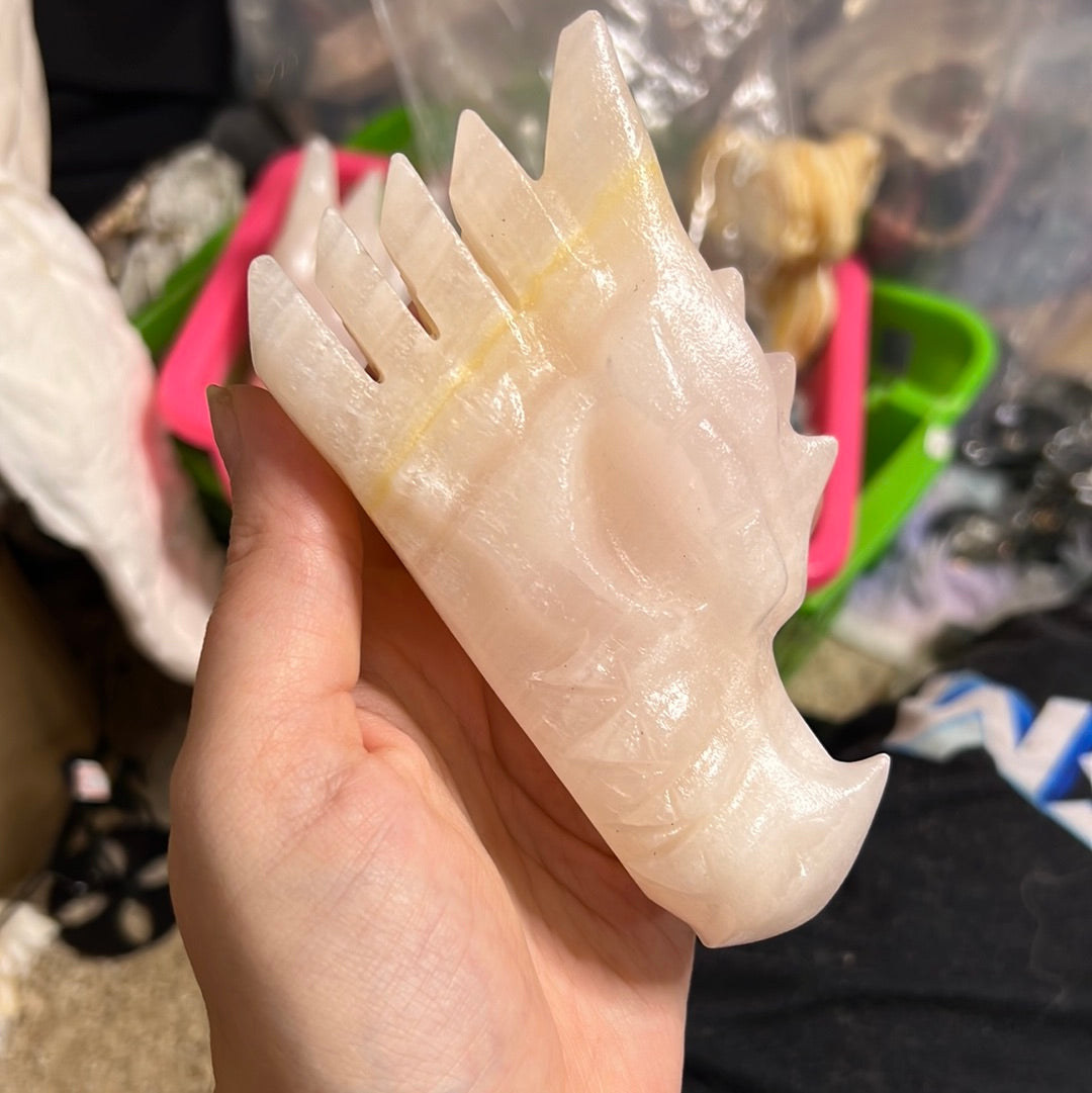 Calcite Dragon Skull