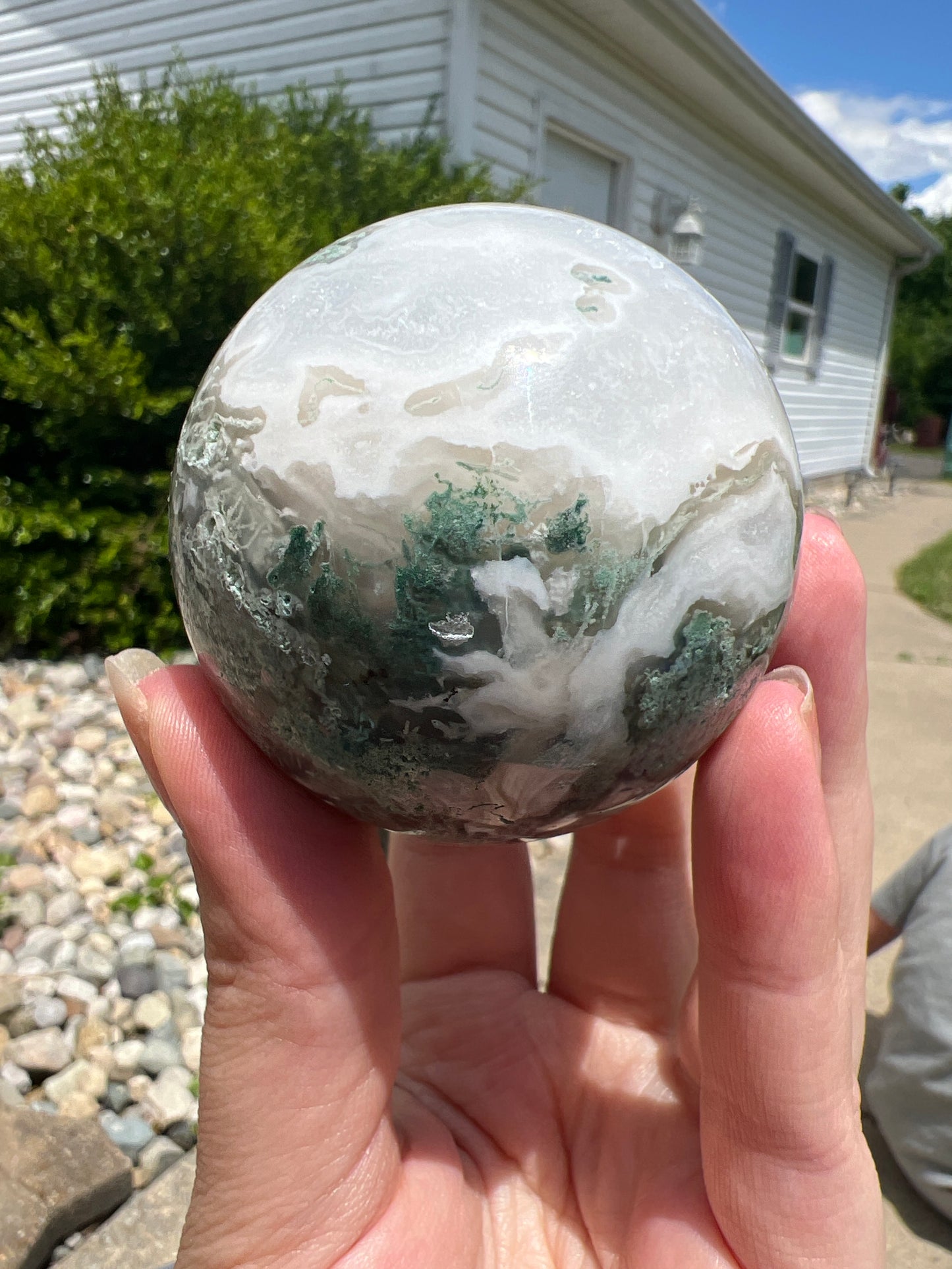 Moss Agate Sphere