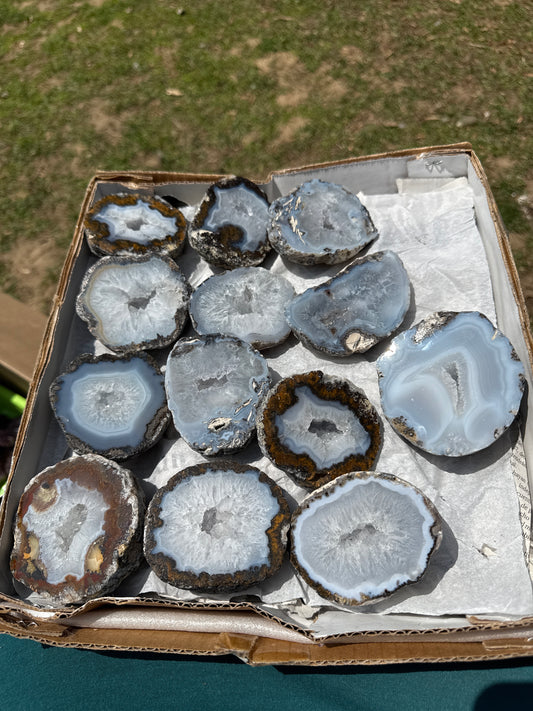 Las Choyas Geode / Mexican Coconut from Chihuahua, Mexico