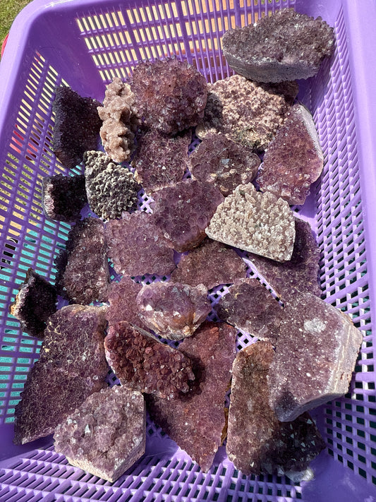 Intuitively Selected Amethyst Chunk from the Alacam Mine in Turkey