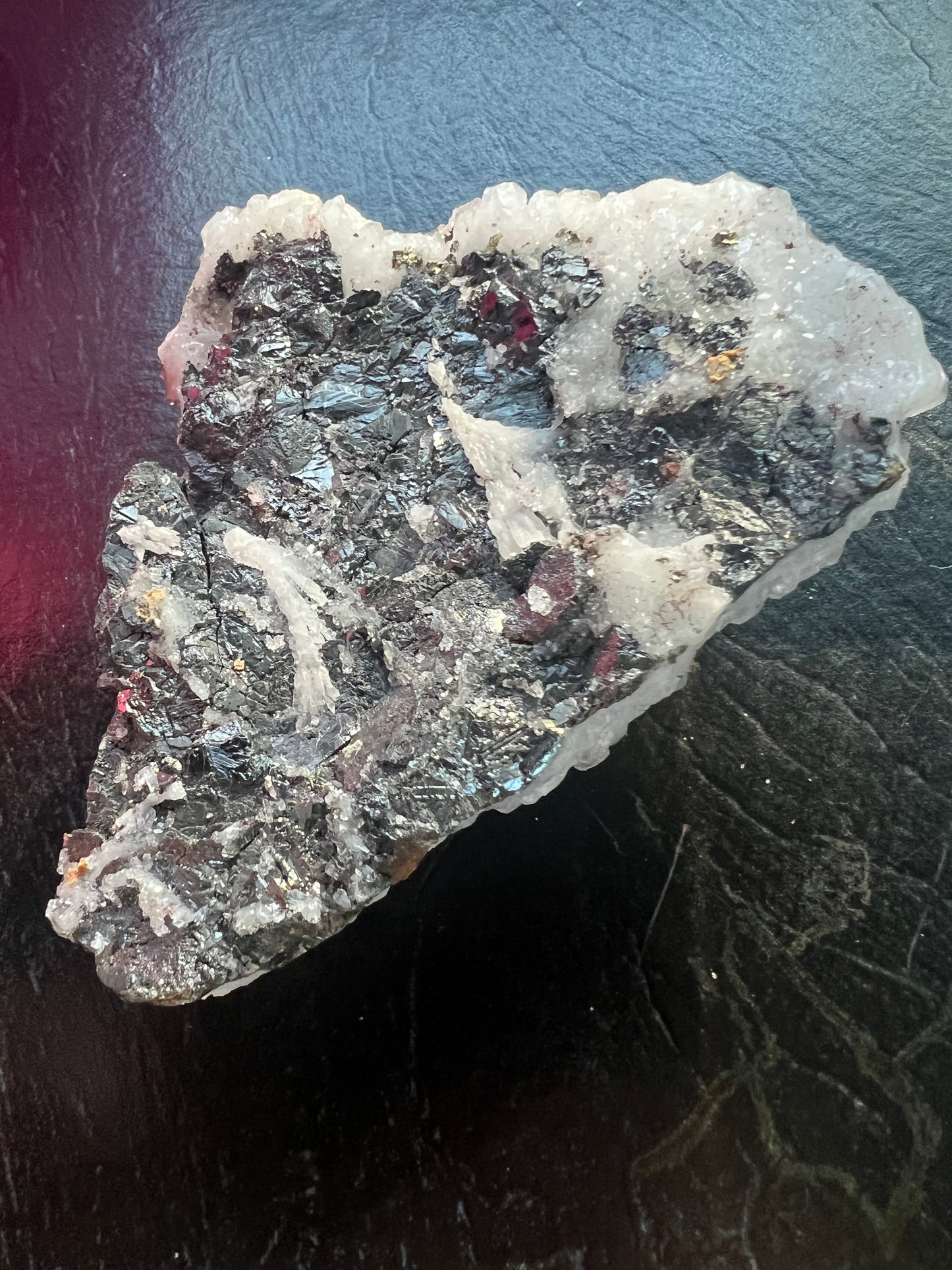 Apophyllite, Galena & Pyrite Specimen