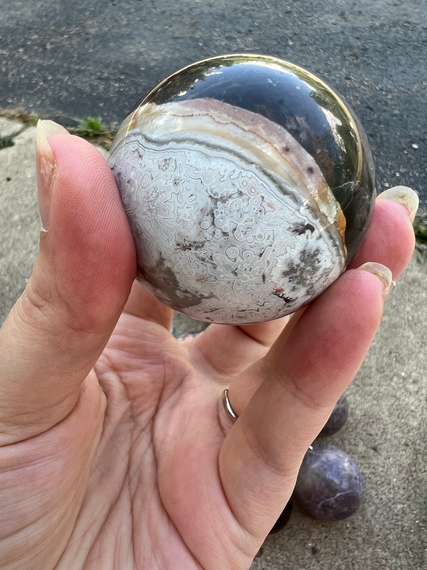 Mexican Agate Sphere