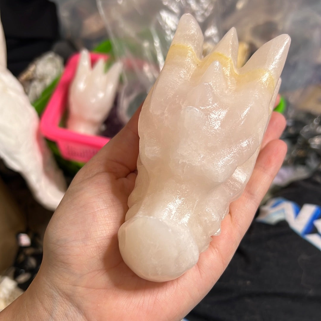 Calcite Dragon Skull