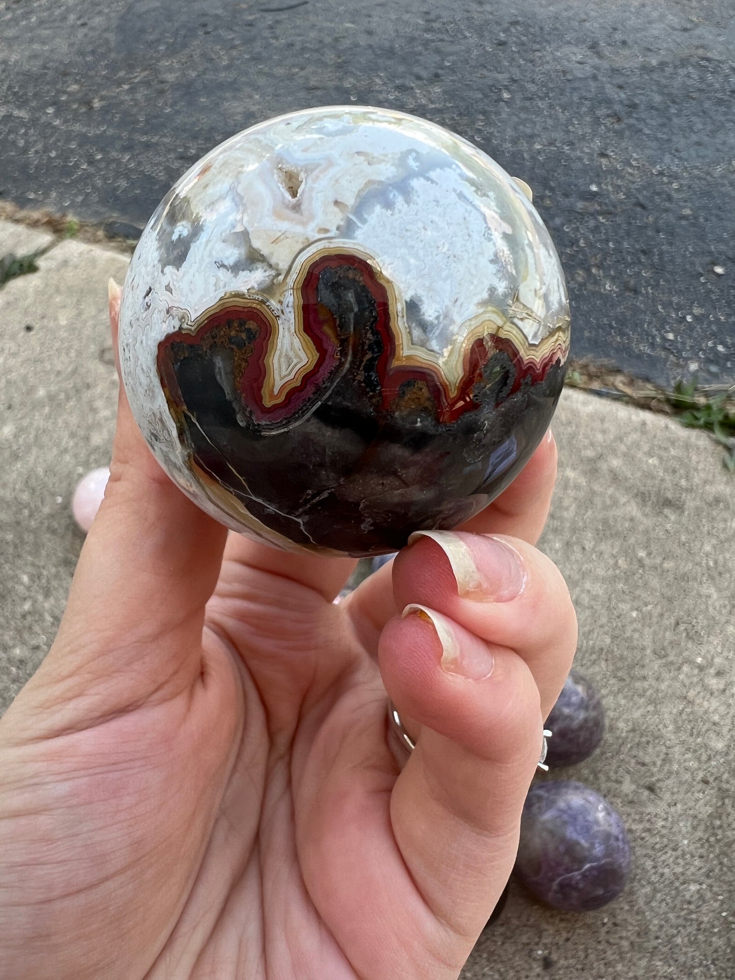 Mexican Agate Sphere