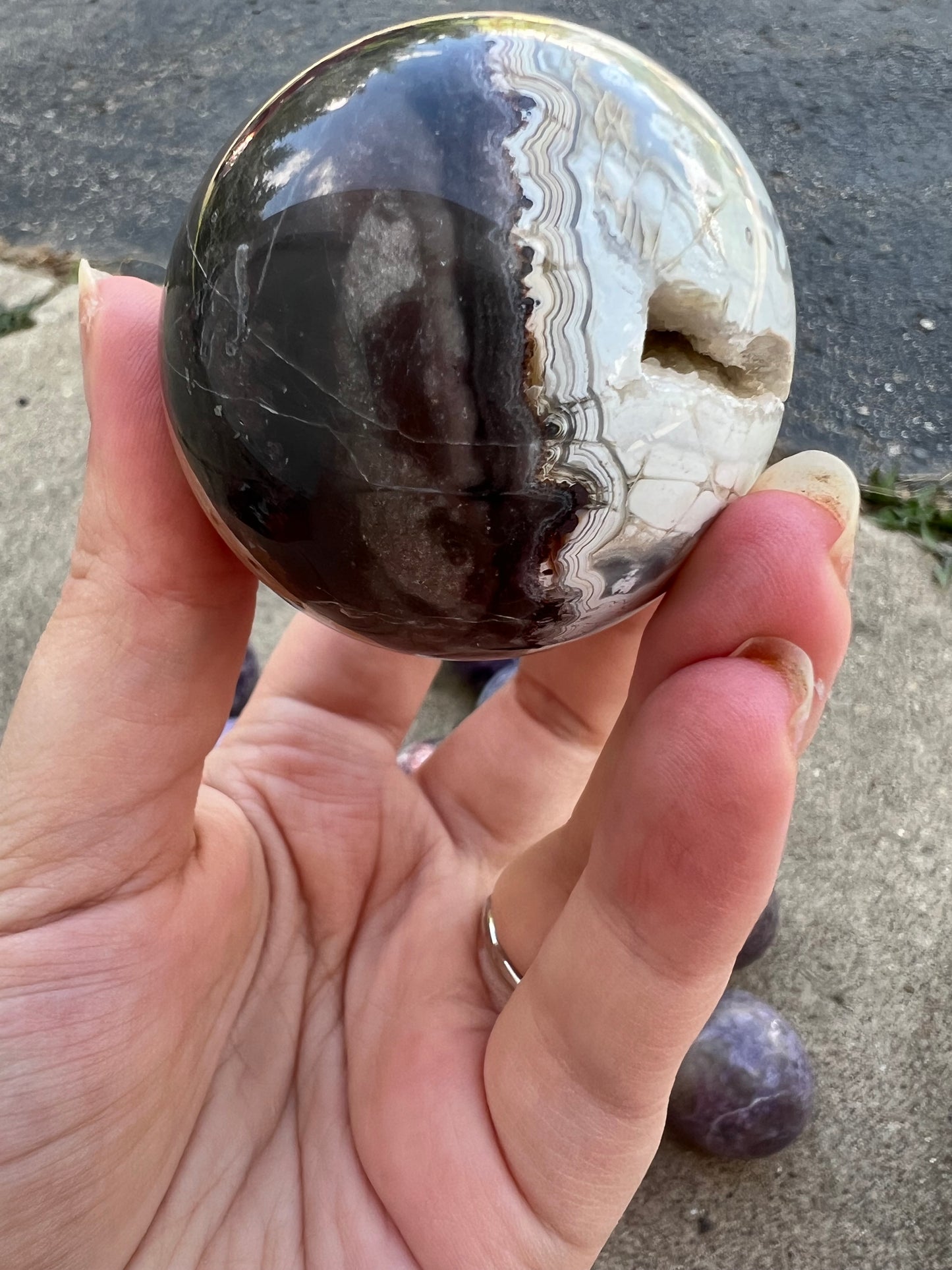 Mexican Agate Sphere