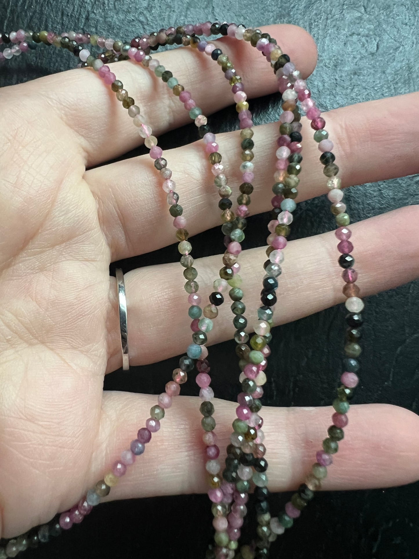 Rainbow Tourmaline Necklace