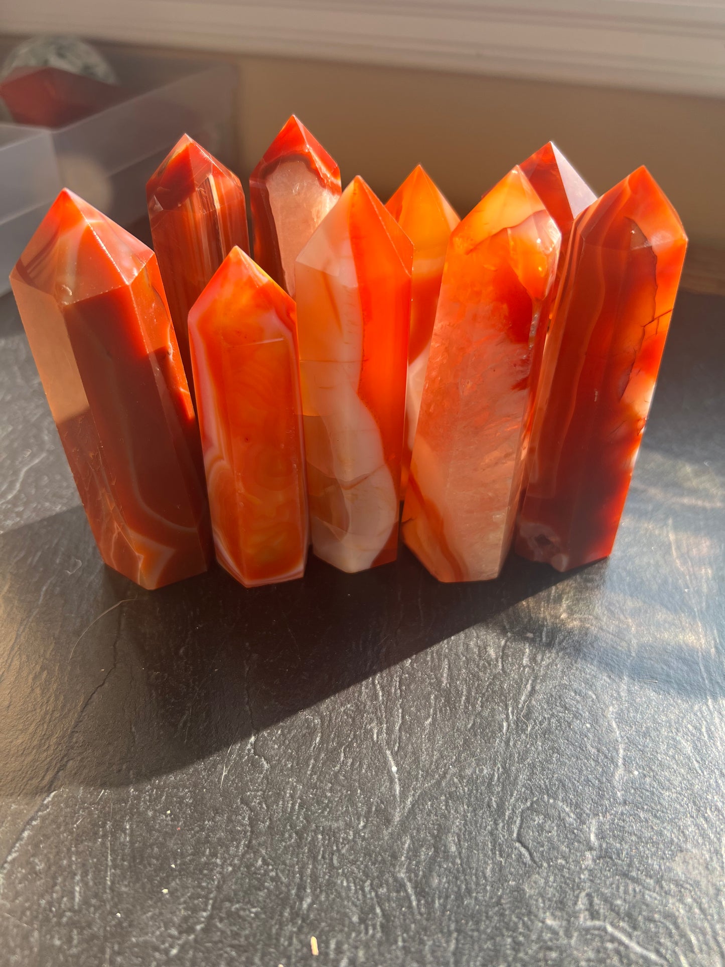 Carnelian Sardonyx Points