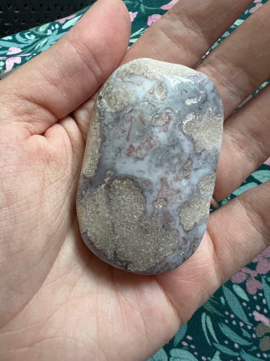 Blue Flower Agate Palm