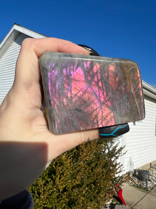 Pink/Purple/Sunset Labradorite Freeform