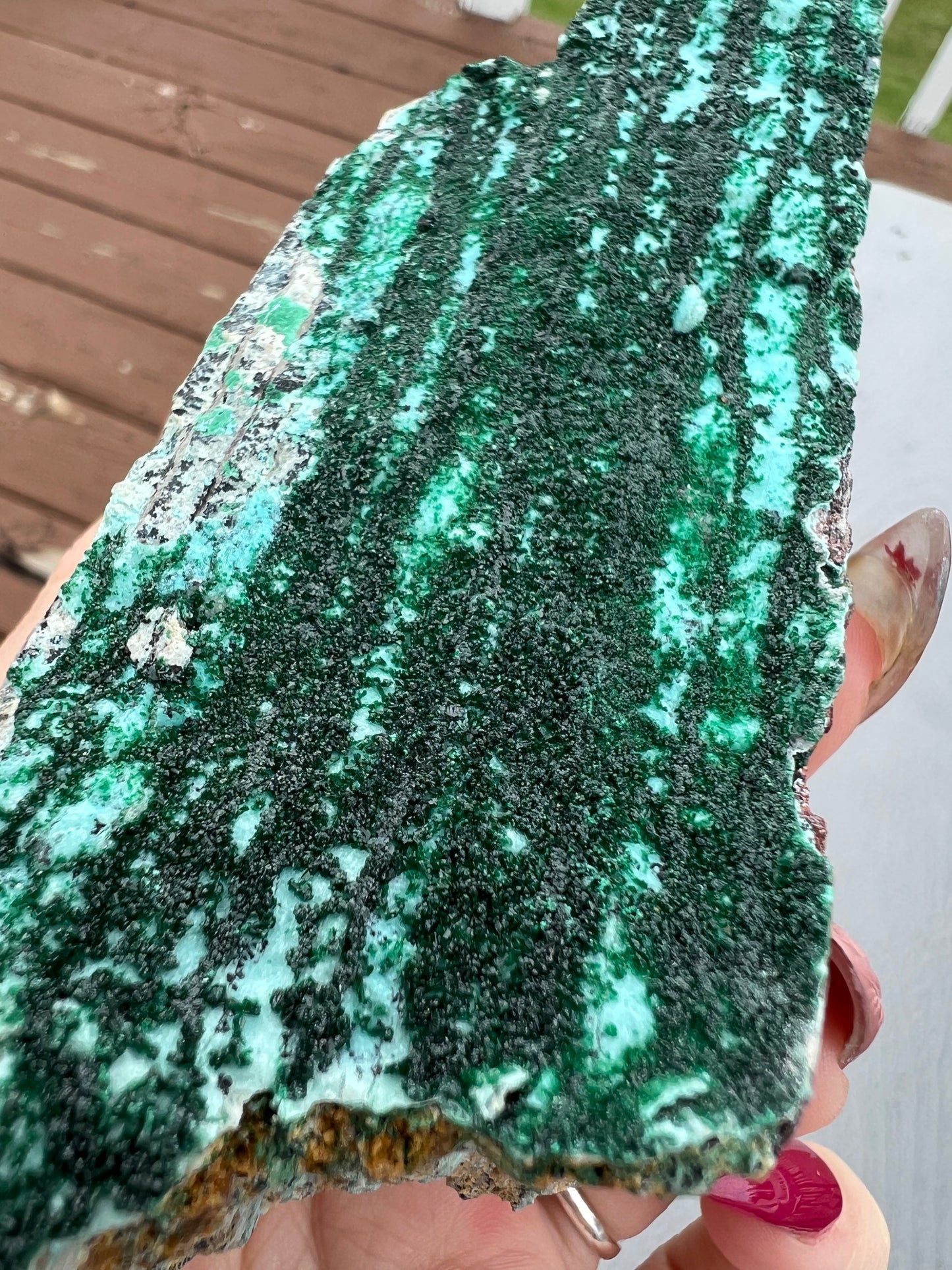 Hemimorphite, Chrysocolla & Malachite Specimen