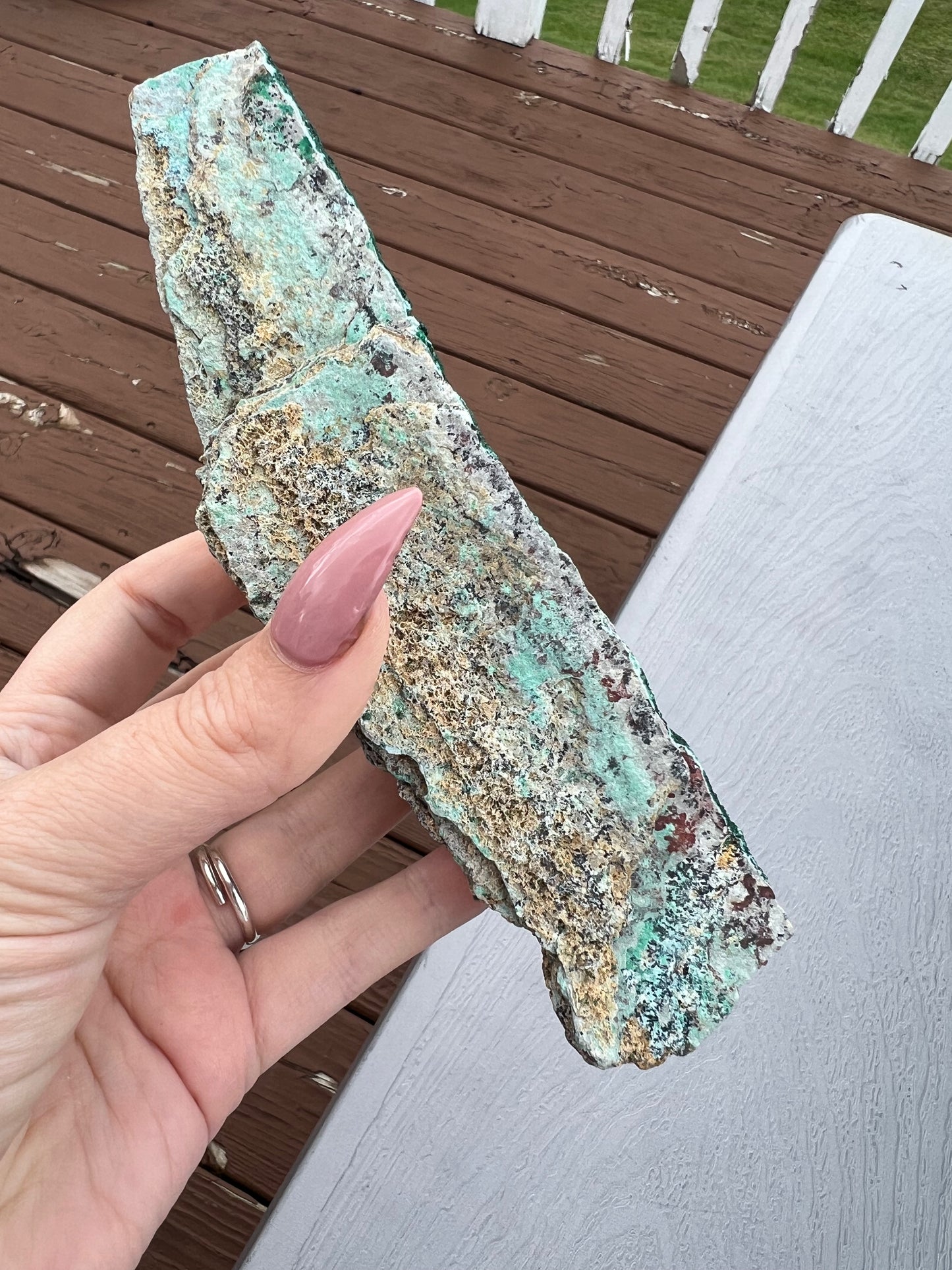 Hemimorphite, Chrysocolla & Malachite Specimen