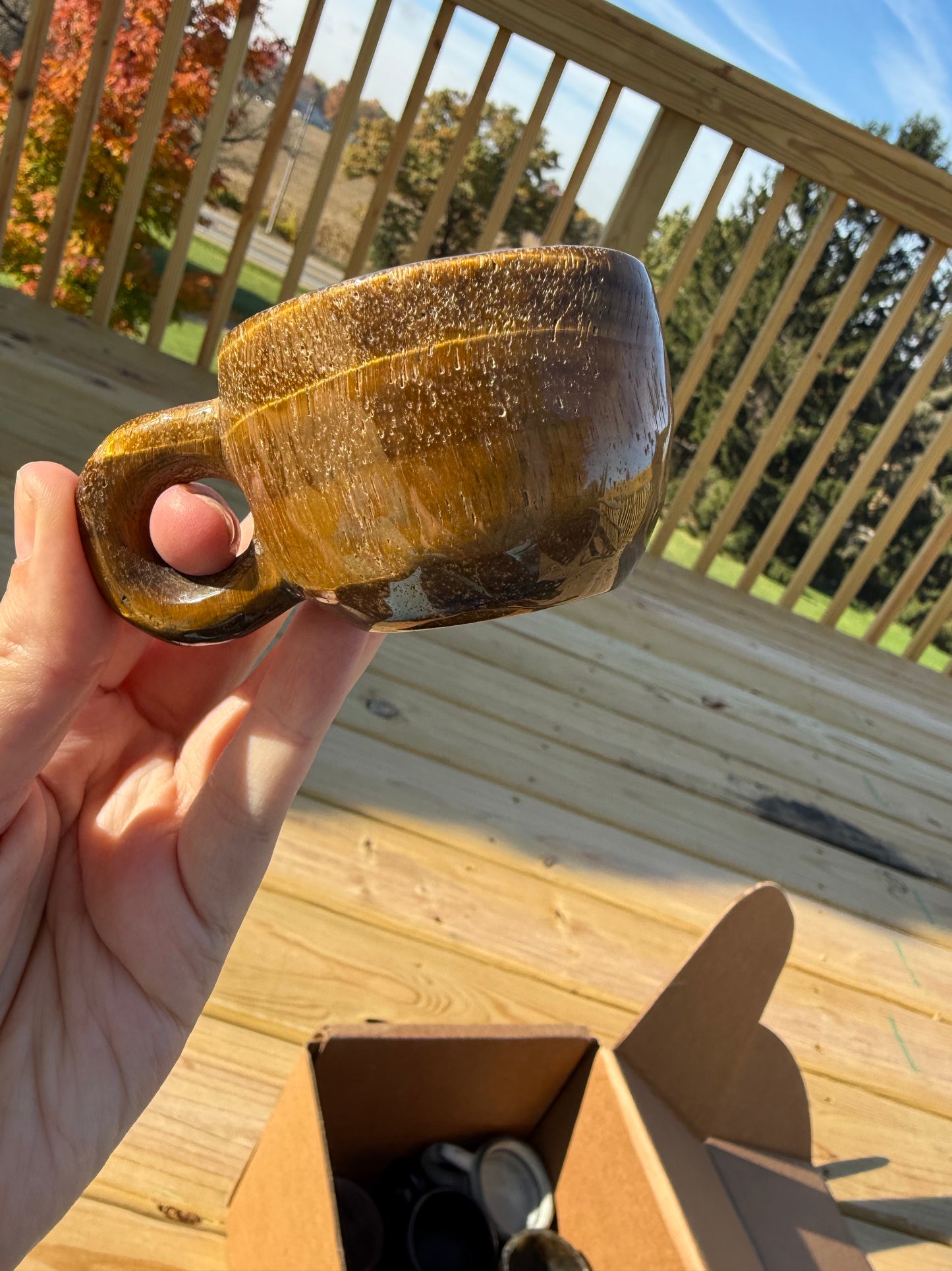 Tiger Eye Teacup
