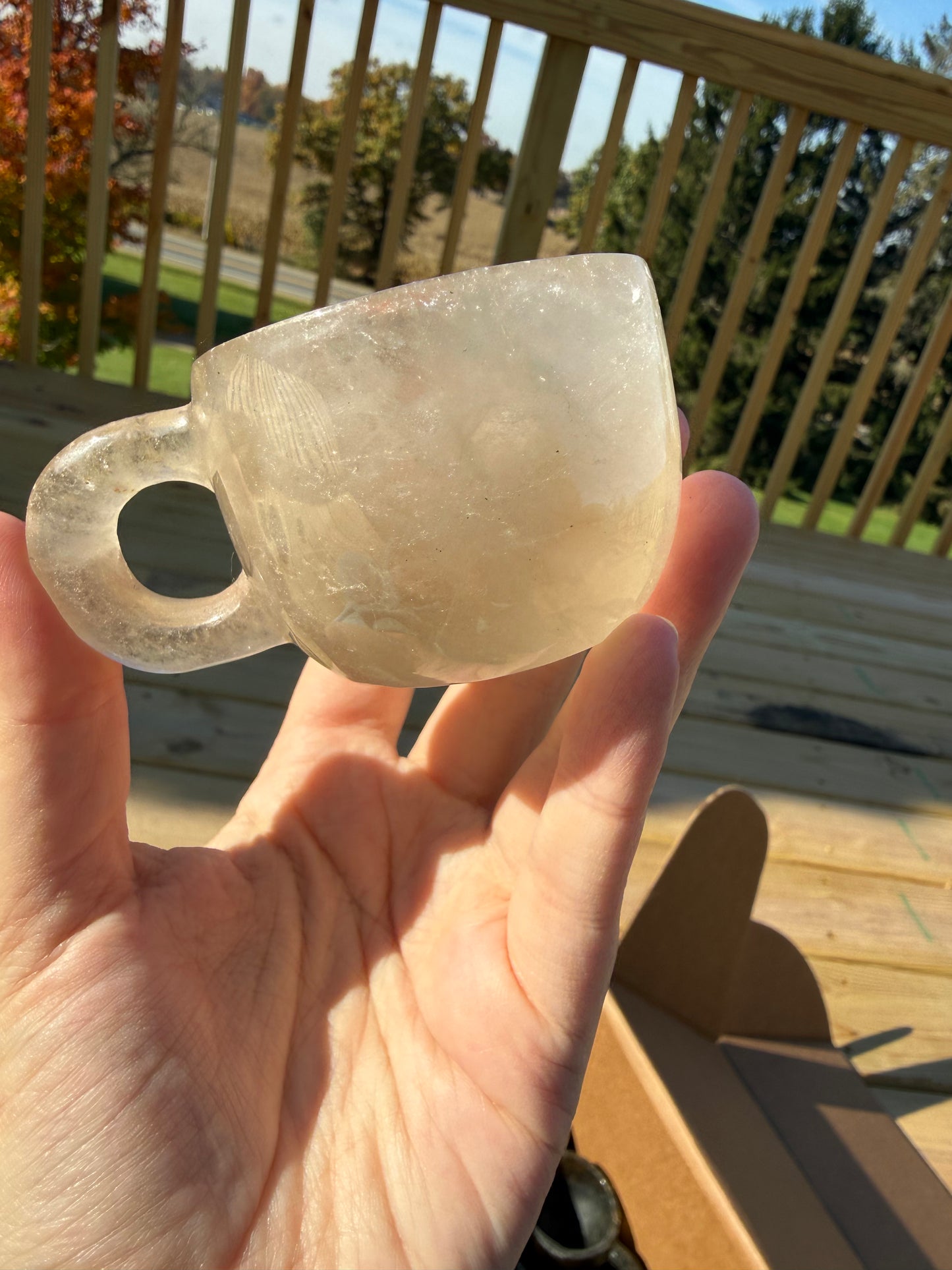 Smoky Quartz Teacup