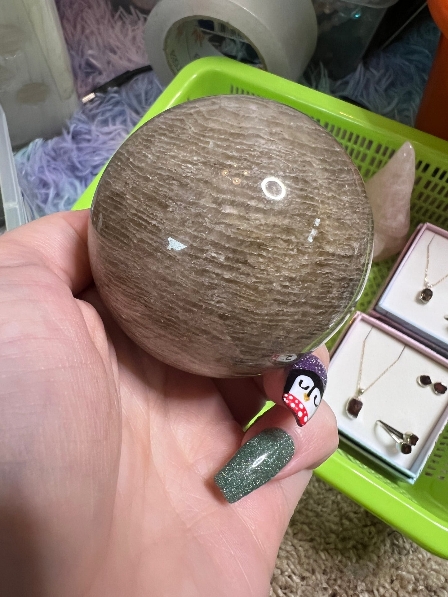 Thousand Layers Garden Quartz Sphere