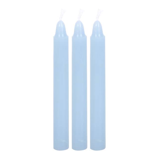 Pack of 12 Light Blue Harmony Magic Spell Candles