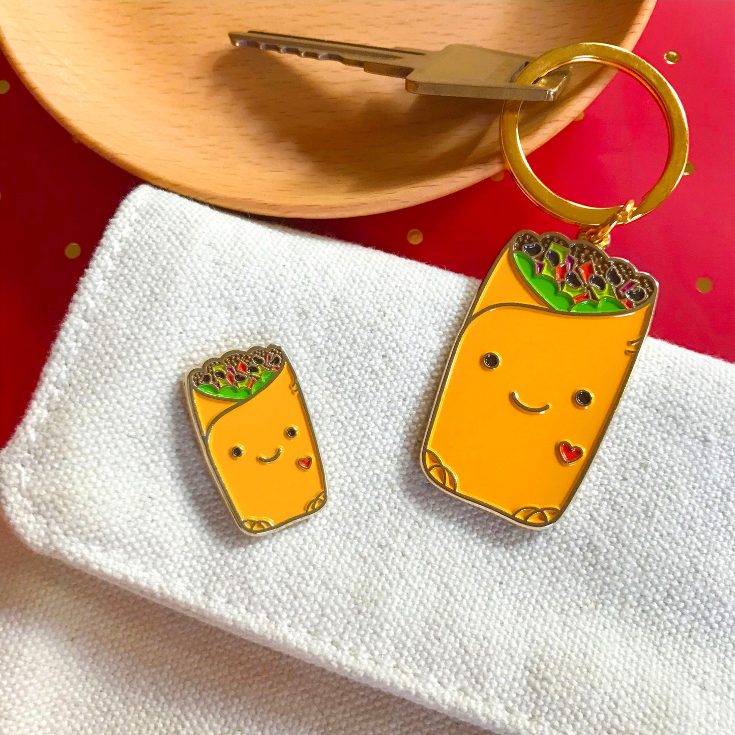 Lil' Burrito Enamel Pin