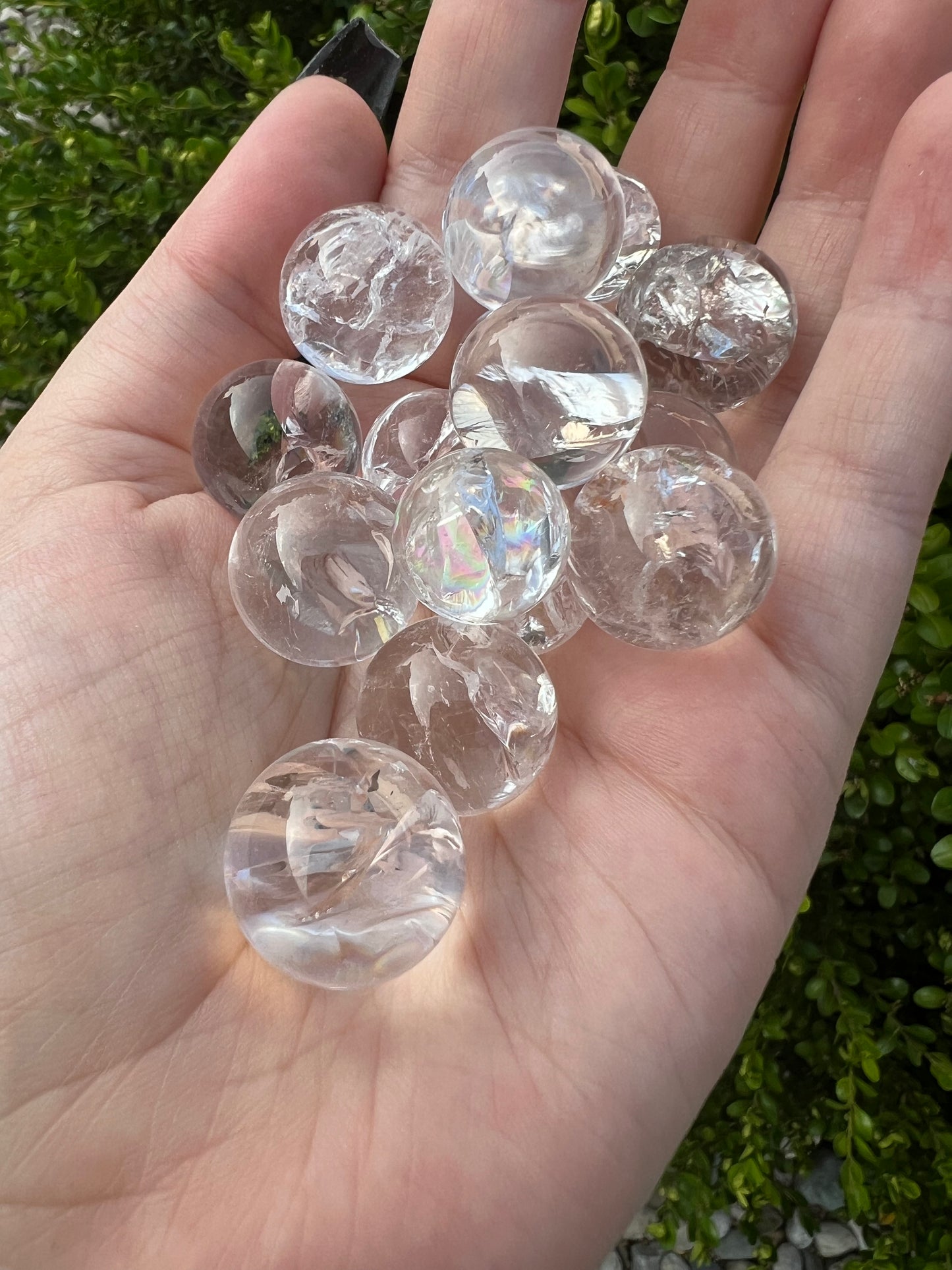 Mini Crackle Quartz Sphere (1)