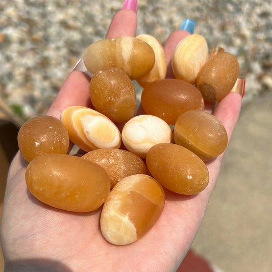 Orange Calcite Tumble