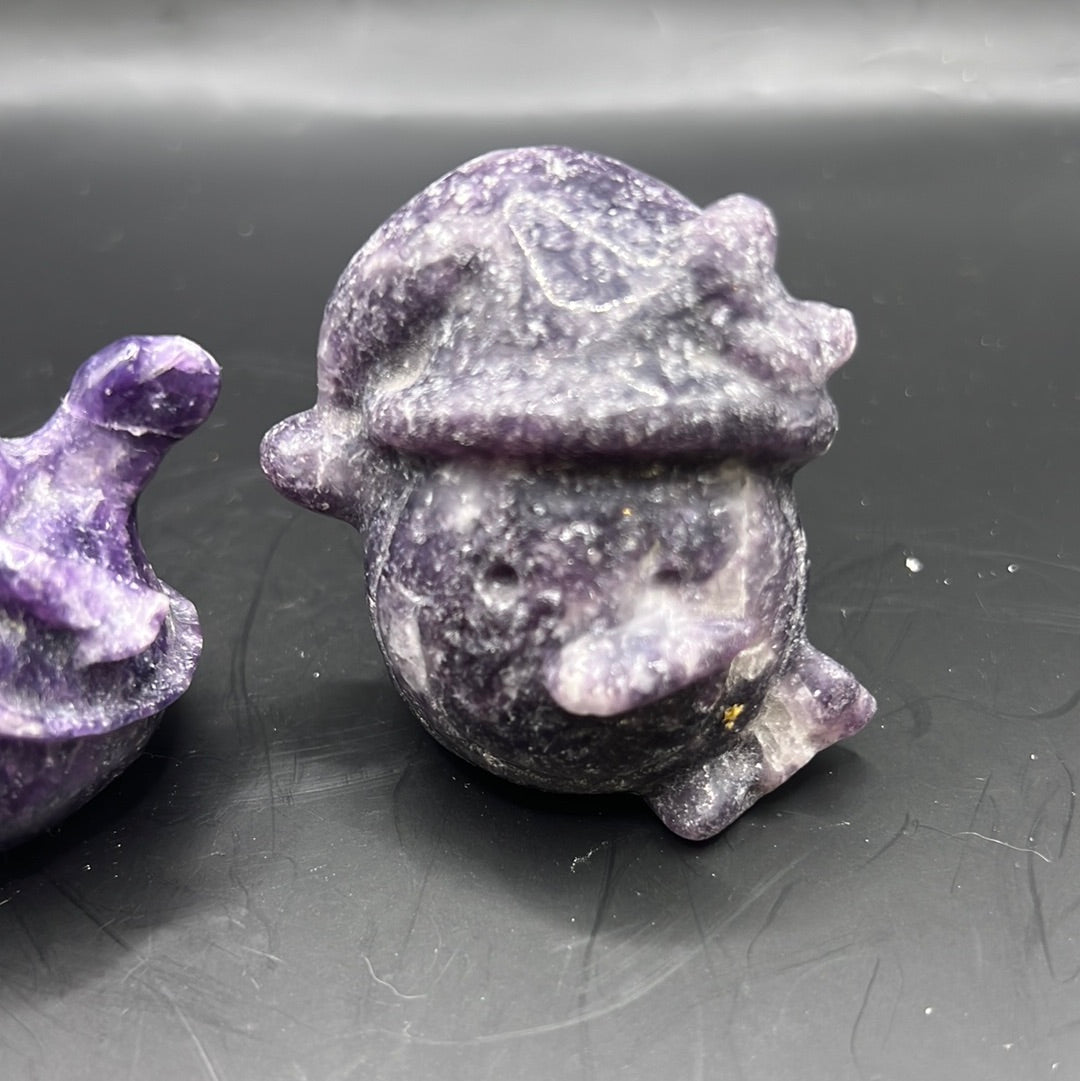 Lepidolite Snowman
