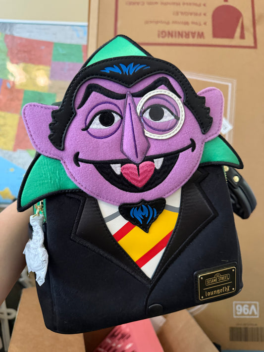 Sesame Street Count Von Count Loungefly NWT