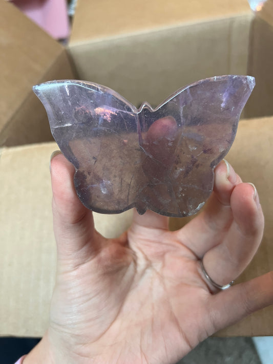 Fluorite Slab Butterfly