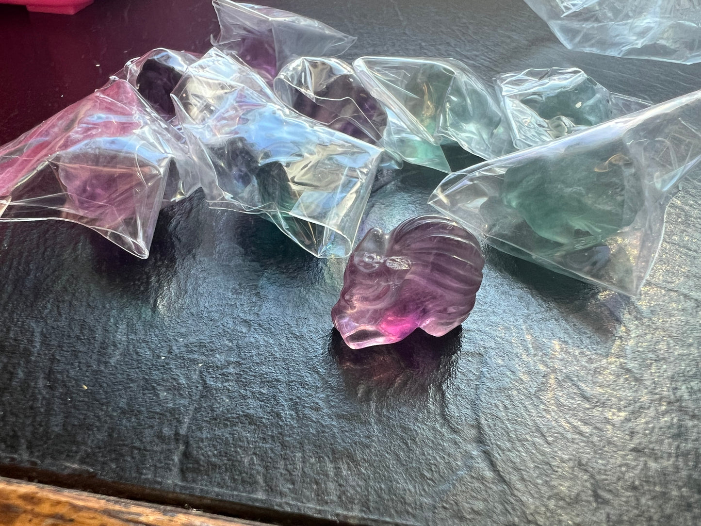 Intuitively Selected 9 Tailed Fox Mini Fluorite