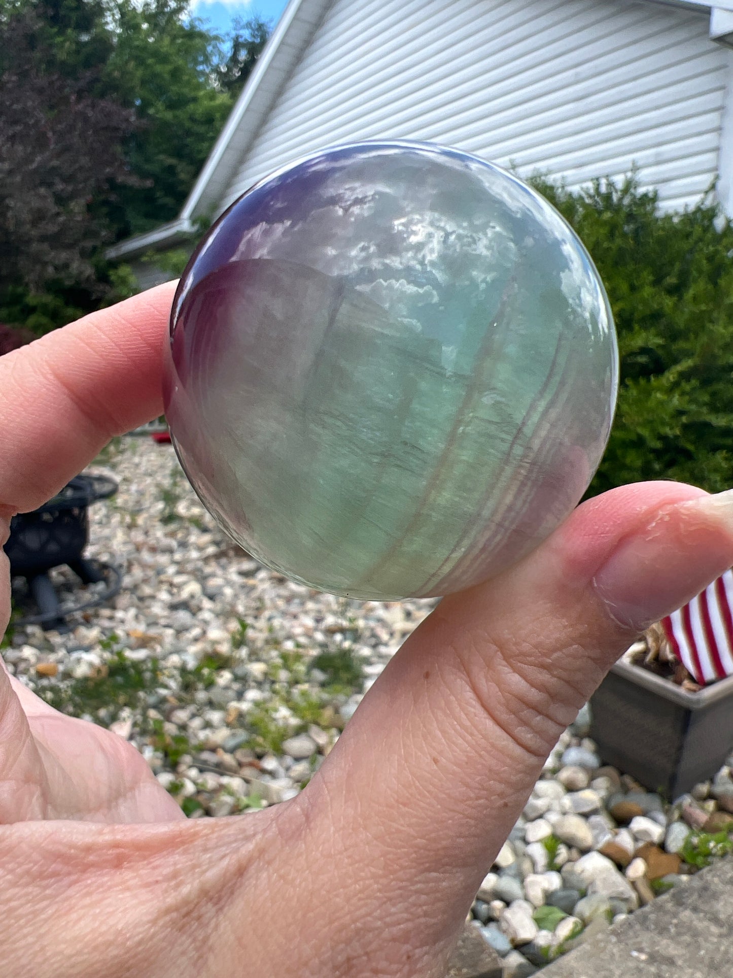 Candy Fluorite Sphere