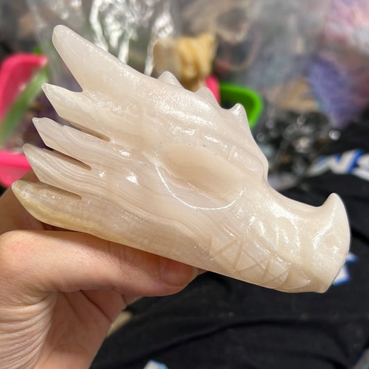 Calcite Dragon Skull