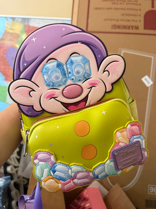Dopey Disney Diamond Gems Loungefly. NWT