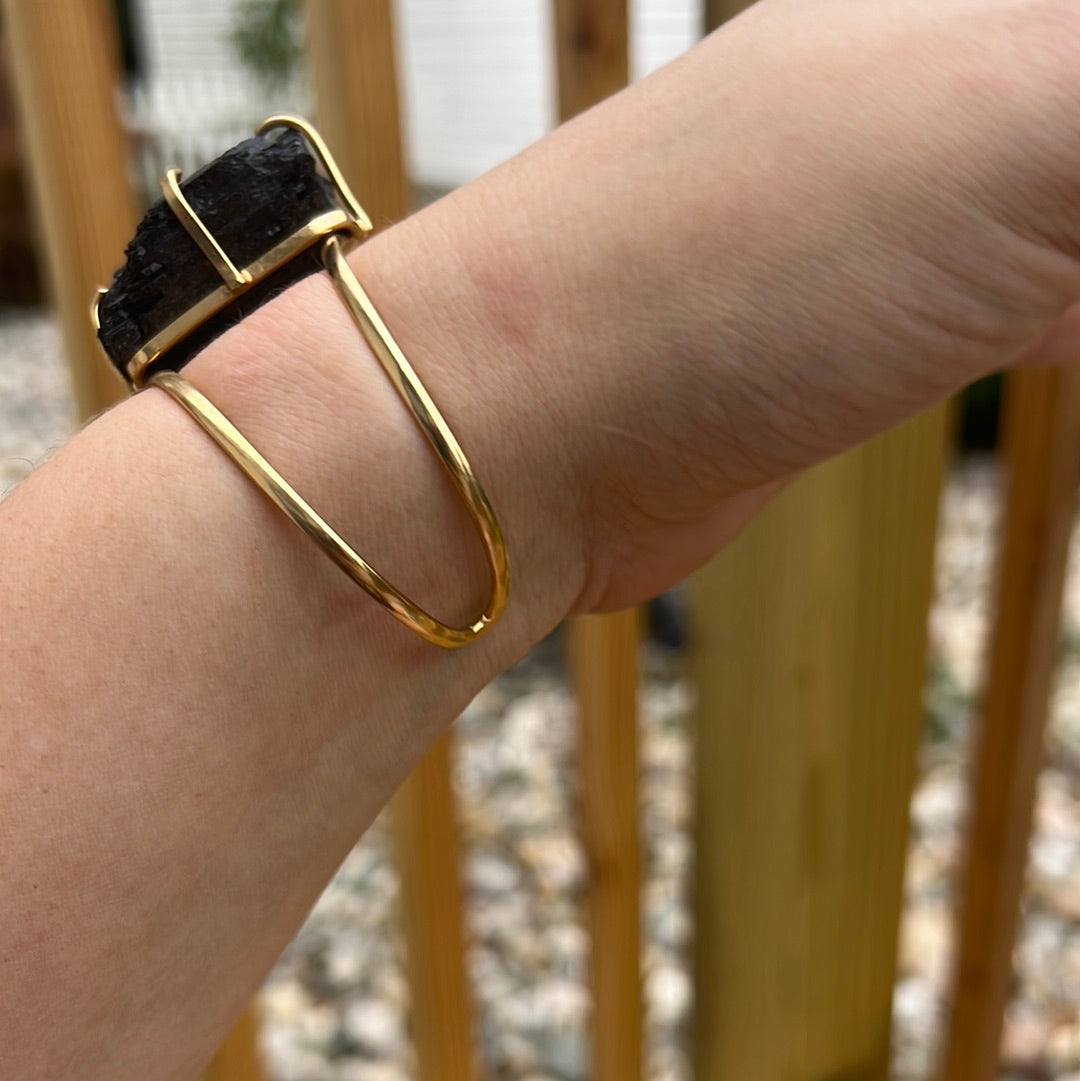 Black Tourmaline Cuff