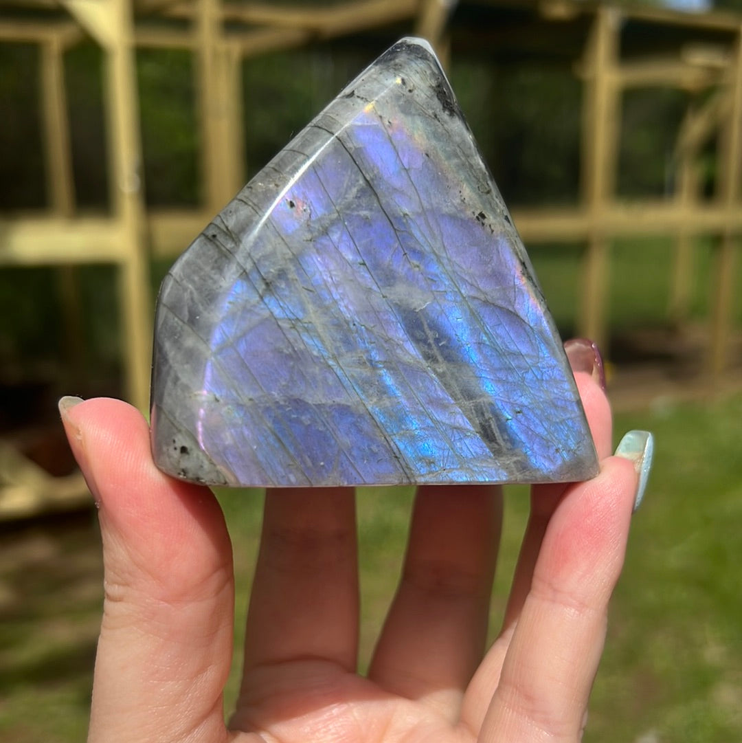 Purple Flash Labradorite Freeform