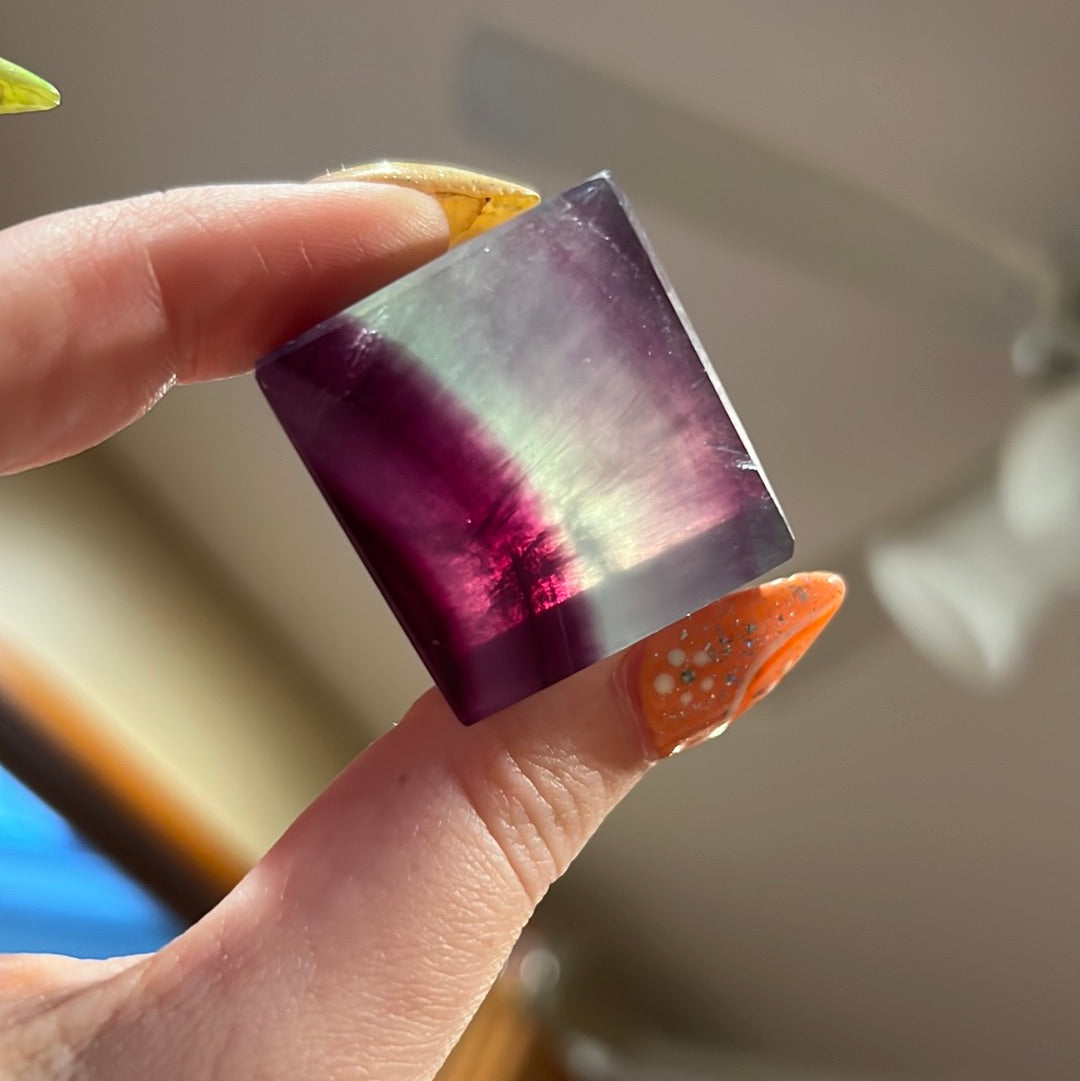 Fluorite Floating Cube