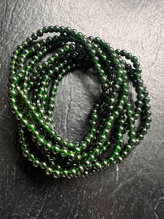 4mm Green Sandstone Bracelet