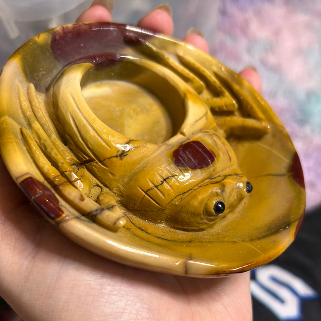 Mookaite Spider Dish