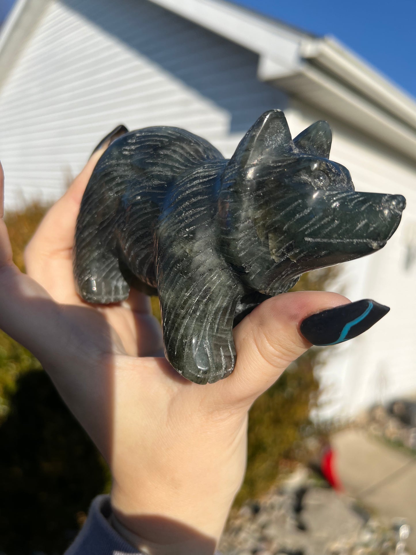 Labradorite Bear