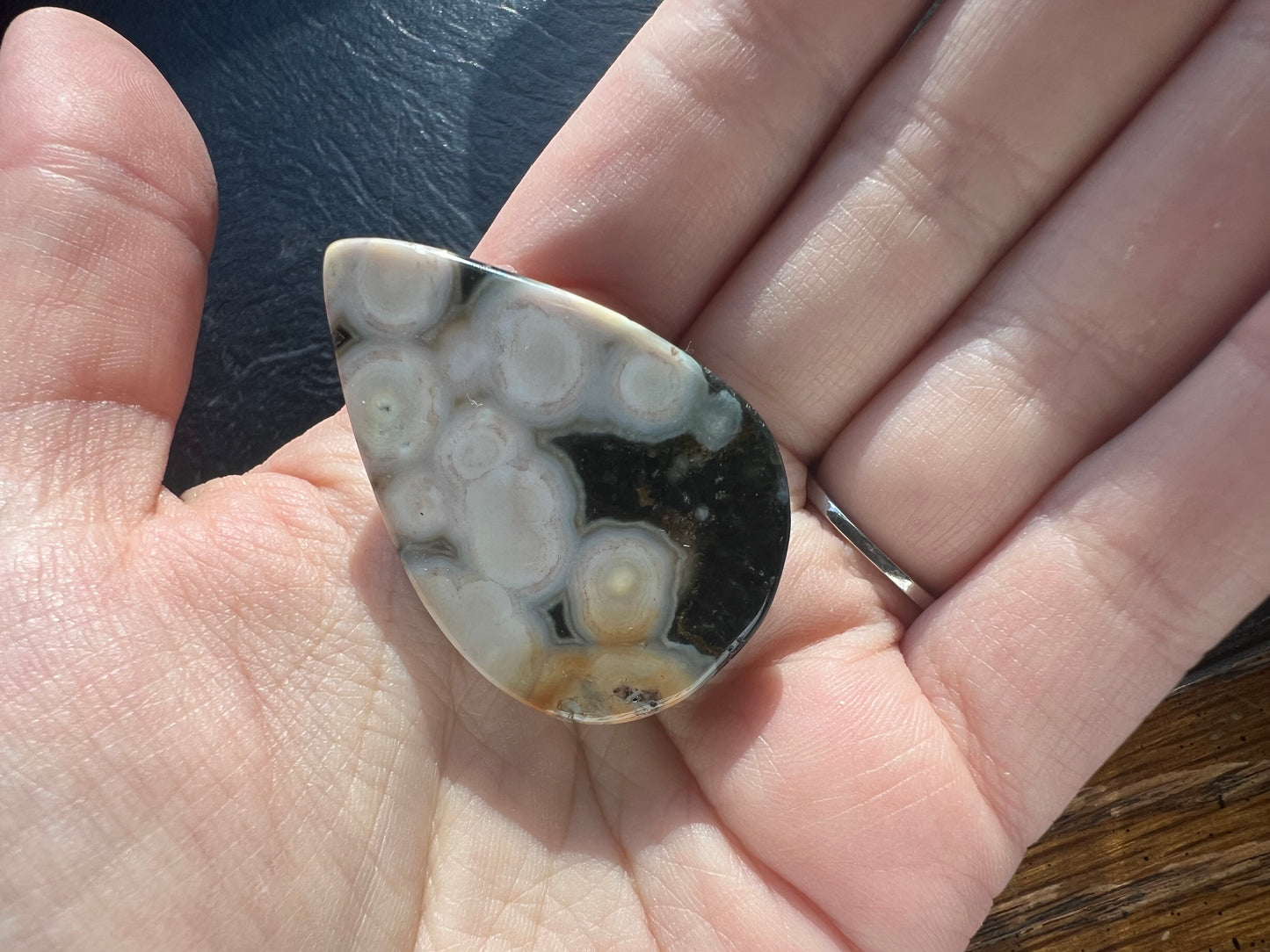 8th Vein Ocean Jasper Cabachon