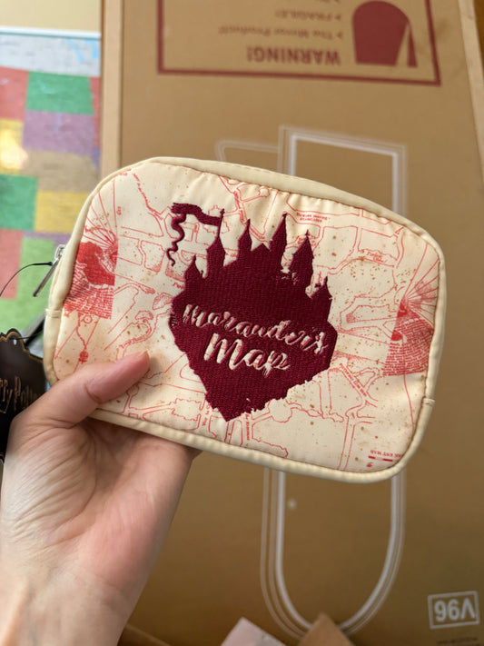 BoxLunch Harry Potter Belt Bag Marauders Map
