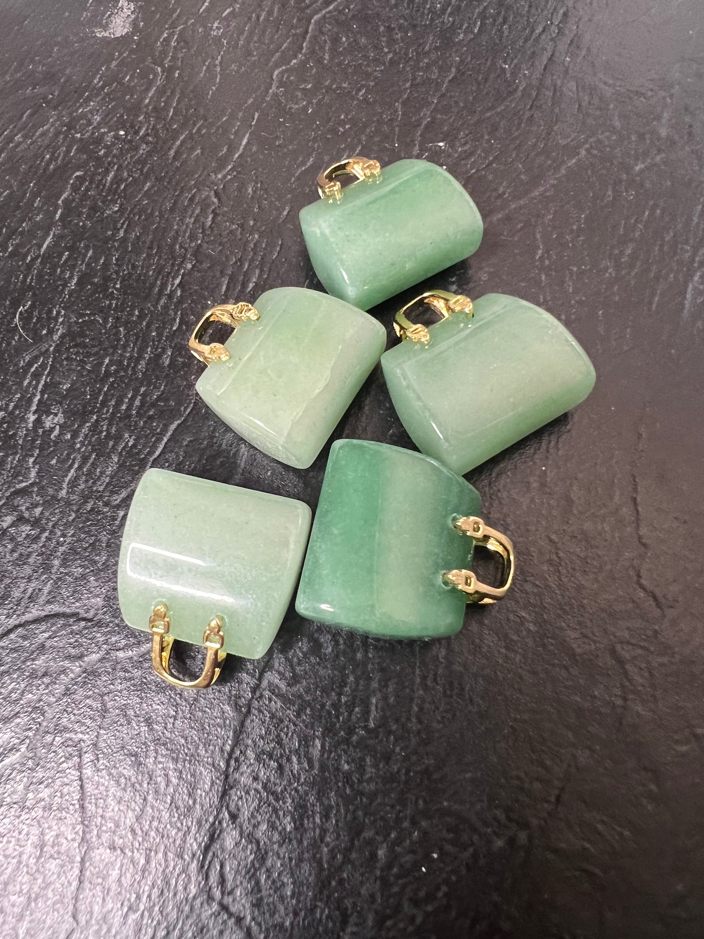 Green Aventurine Purse