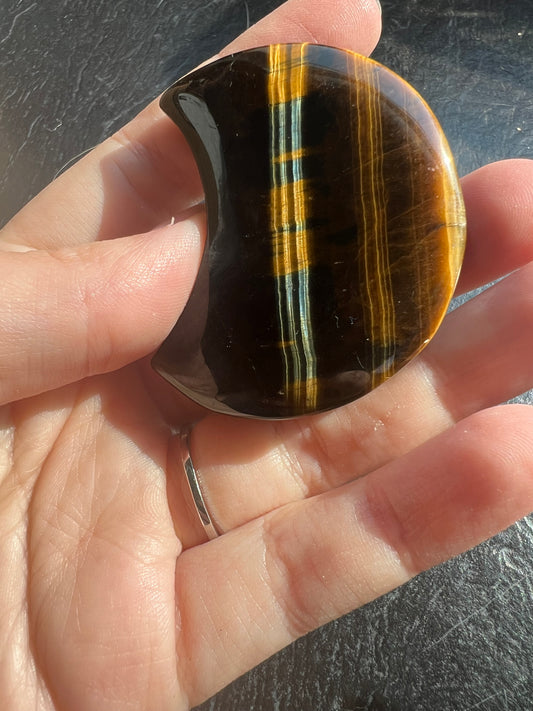 Blue Tiger Eye Moon