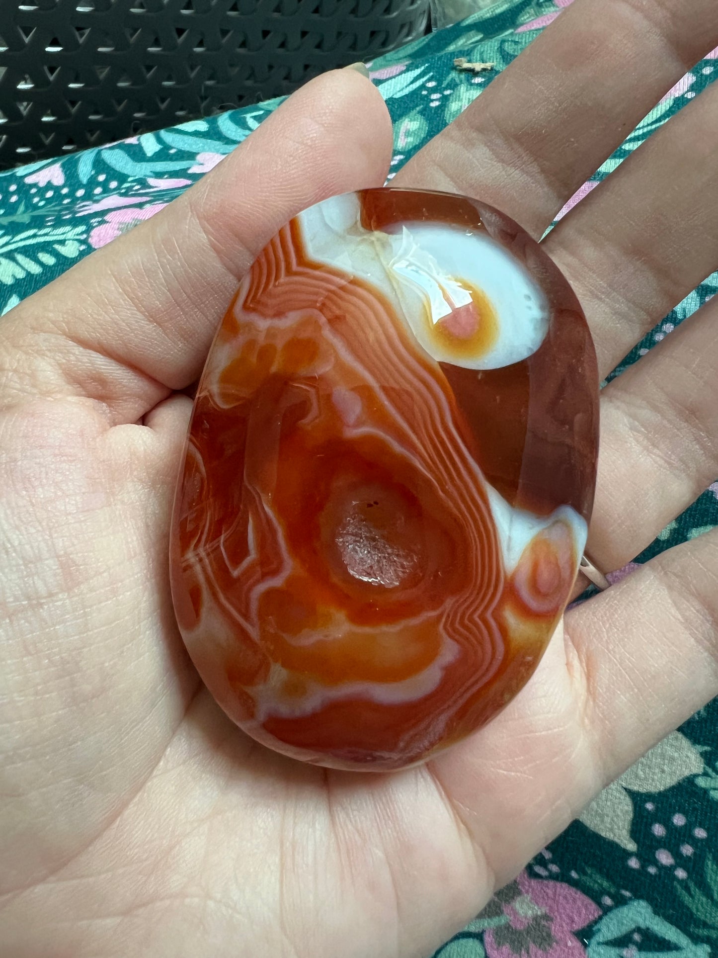 Sardonyx Palm Stone