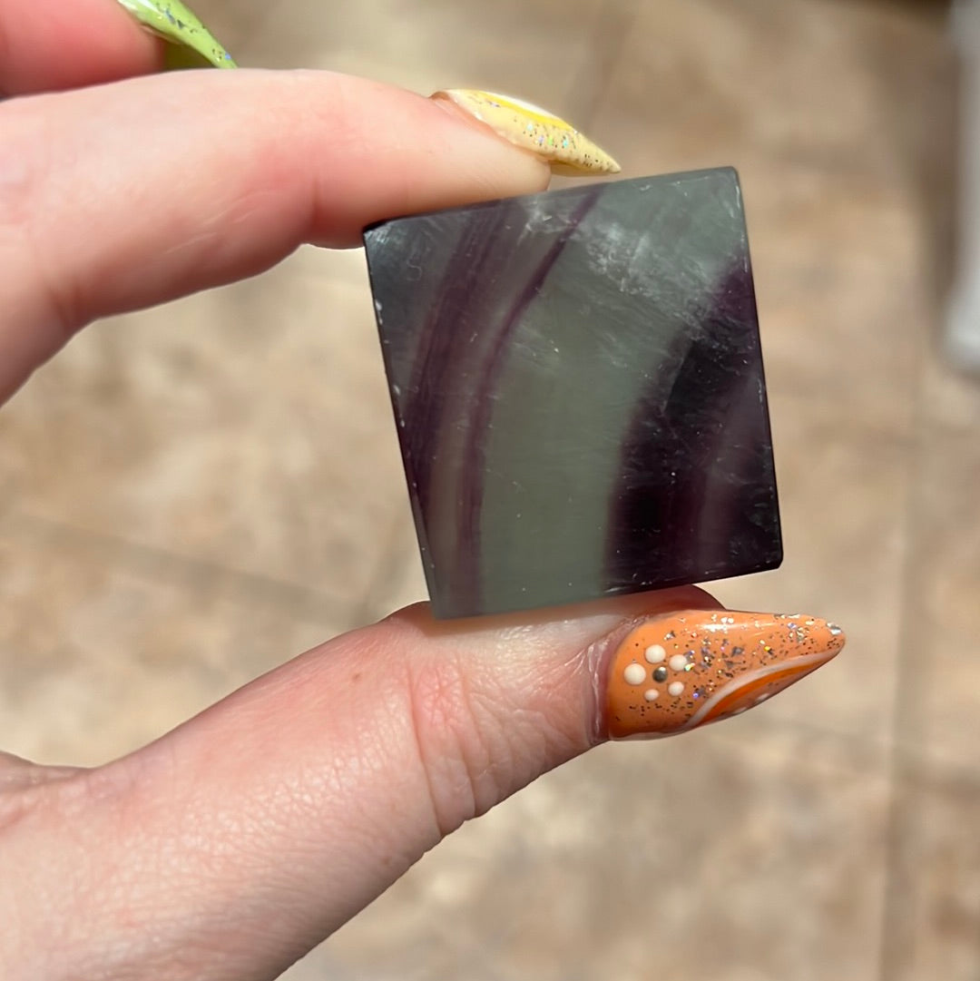 Fluorite Floating Cube