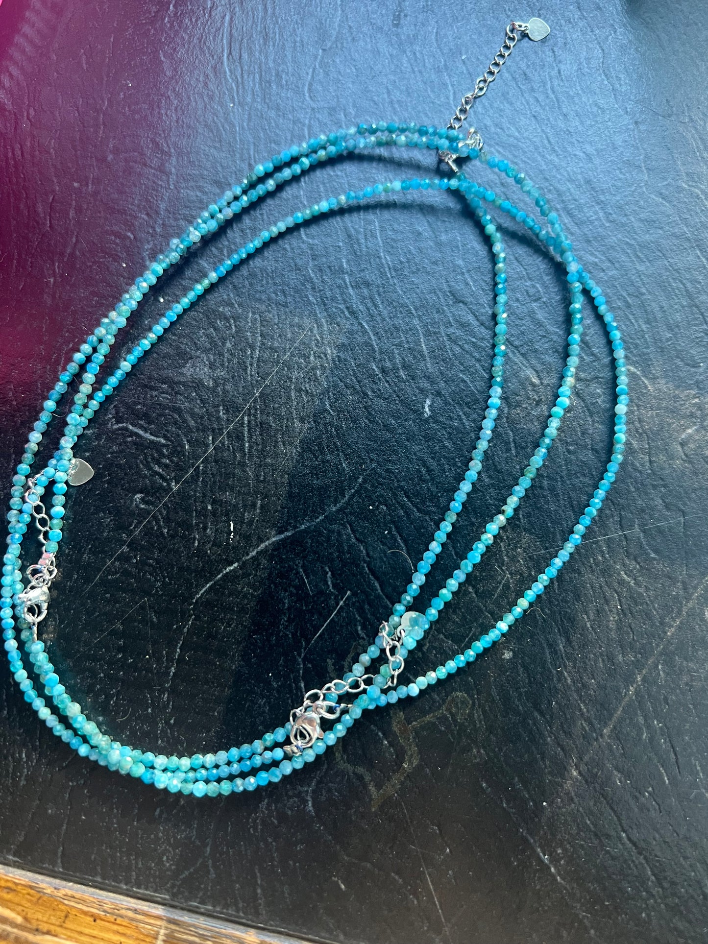 Blue Apatite Necklace